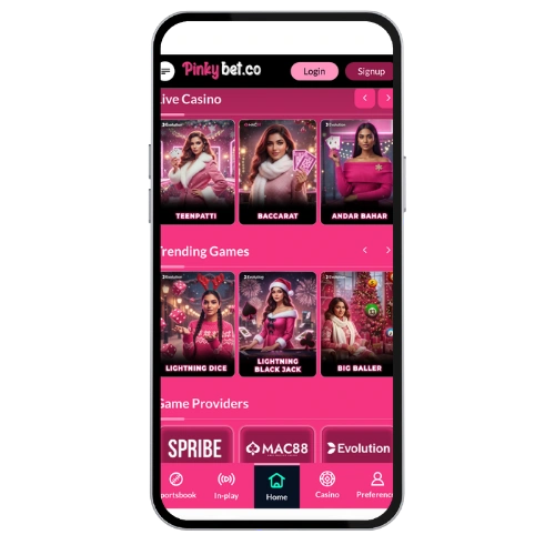 PinkyBet casino download